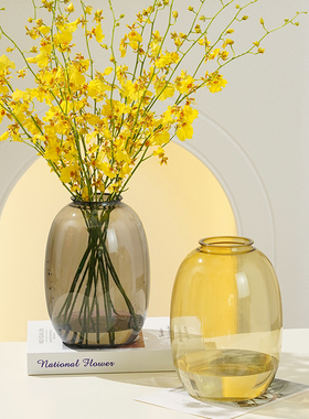 耐摔塑料北欧风创意简约塑料花瓶水养植物鲜花插花瓶客厅装饰摆件