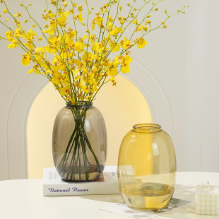 耐摔塑料北欧风创意简约塑料花瓶水养植物鲜花插花瓶客厅装 饰摆件