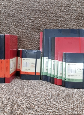 Moleskine清仓2025/2026年12月日程本子小厚砖头效率手册GTD手账