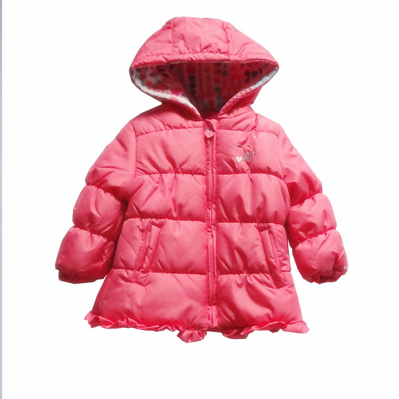 女童保暖加厚外套棉服秋冬装
