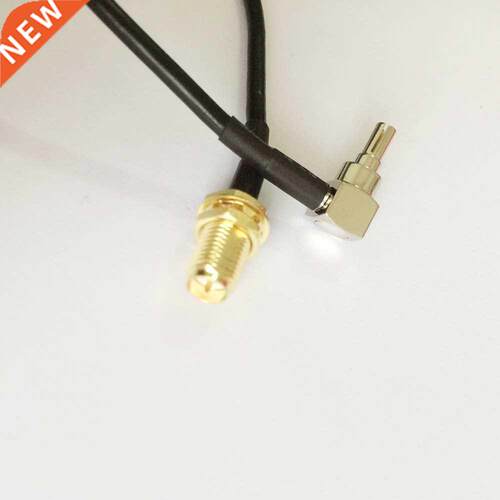 10CM RP SMA Female to CRC9 Right Angle Crimp RG174 Pigtail C