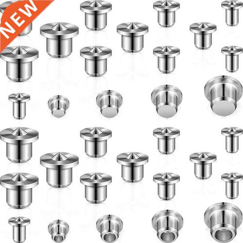 2 Pieces Dowel Pins Center Point Set Solid Dowel Tenon Poin