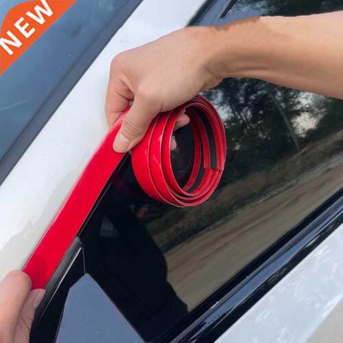 bright red Exterior Car Chrome Body Strip Bumper Auto Door P