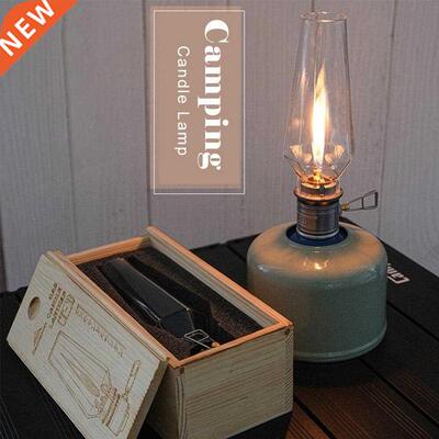 2021 Outdoor Camping Lamp Lantern Gas Candle Lamp Tent