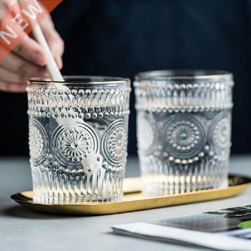 Luxury Glass Mug Ins Brushing Cup Couples Gargle ya gang