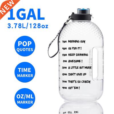 Portable Water Bottle 1 Gallon Outdoor Sports Water Jug
