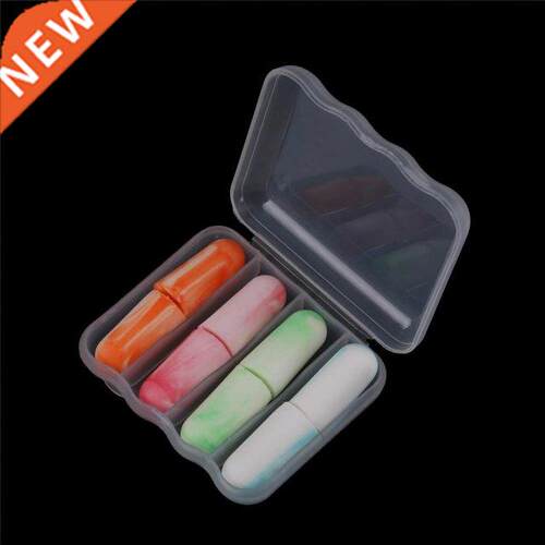 4 Pairs/Box Soft Foam Earplugs Noise-cancelling For Learnin