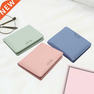 New Ladies Wallet Short Student Fashion Coin Purse Soft Leat