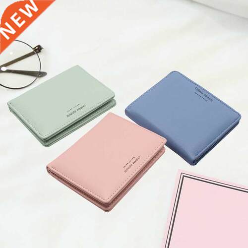 New Ladies Wallet Short Student Fashion Coin Purse Soft Leat