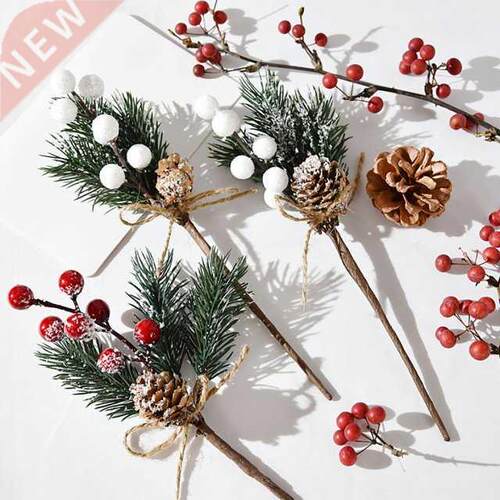 Christmas Berry Artificial Pine Cone For Christmas Decoratio