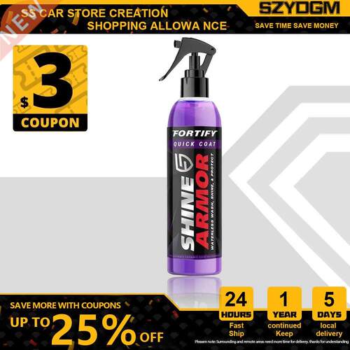 125ml Shine Armor Ceramic Car Wash Fortify Quick Coat Polish