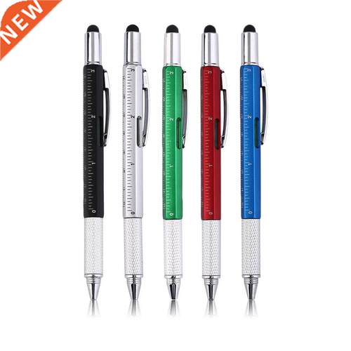 1pcs 6 In 1 Multifunctional Touch Screen Stylus Pen Ballpoin