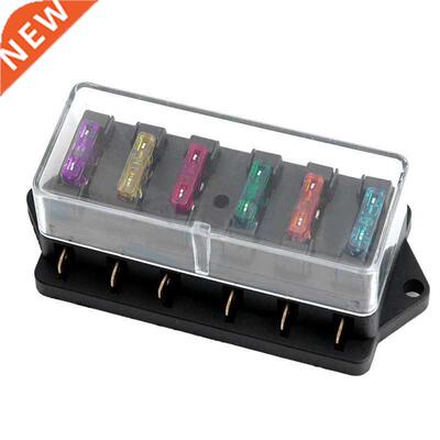 DC 12V/24V 6 Way Car Circuit Standard ATO Blade Fuse Holder