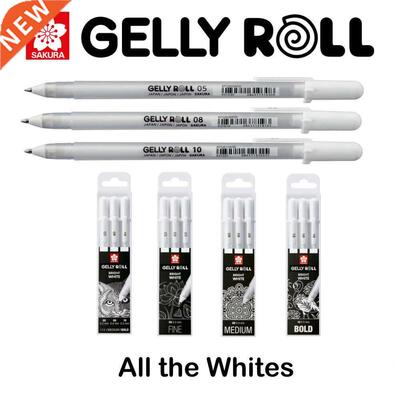 Japan XPGB Gelly Roll Gel Ink Pen White 05/08/10 Sketch Hig