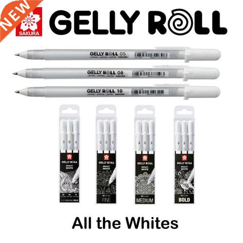 Japan XPGB Gelly Roll Gel Ink Pen White 05/08/10 Sketch Hig