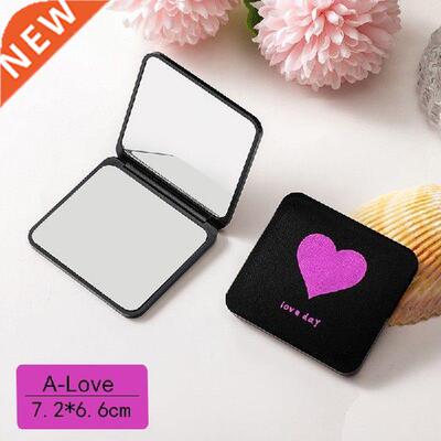 1PCS Double-sided Mirror Women Foldable Makeup Mirrors Lady