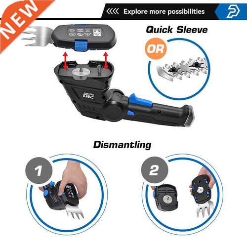 2 in 1 Electric Hedge Trimmer Cordless 3.6V USB Household La