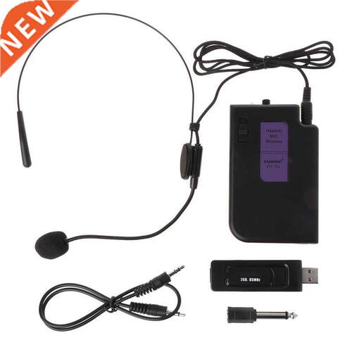 Wireless Microphone with .5mm 6.5mm USB Receiver for Confe
