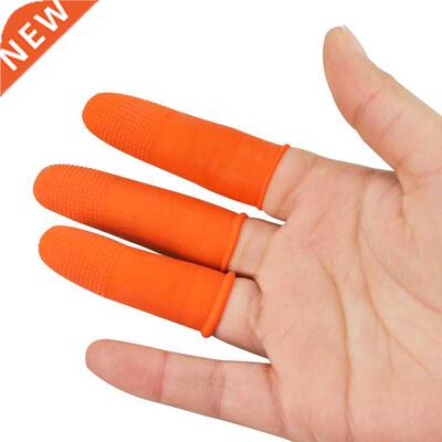 100pcs Protective Antislip Fingertips Gloves Latex Rubber Fi