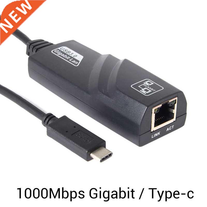 Black 1000Mbps Ethernet LAN Network Adapter Cable For PC K L