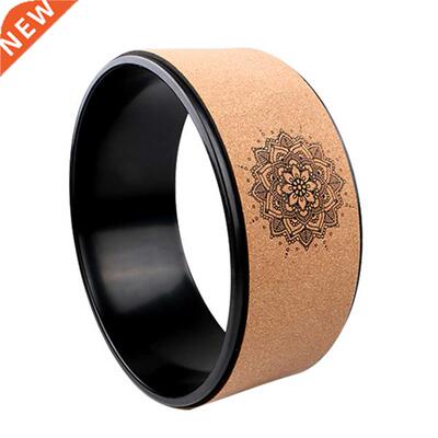 TPE Wood Yoga Spine Roller Wheel Backbend Body Building