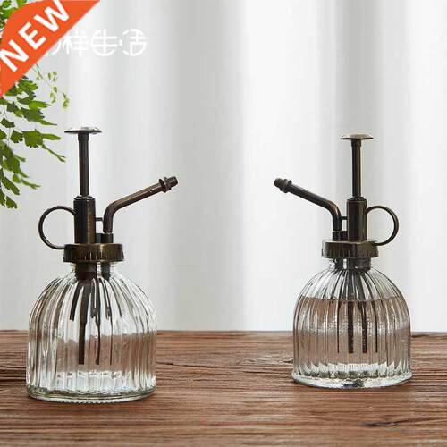 Durable Transparent Glass Garden Watering Pot Portable Plant