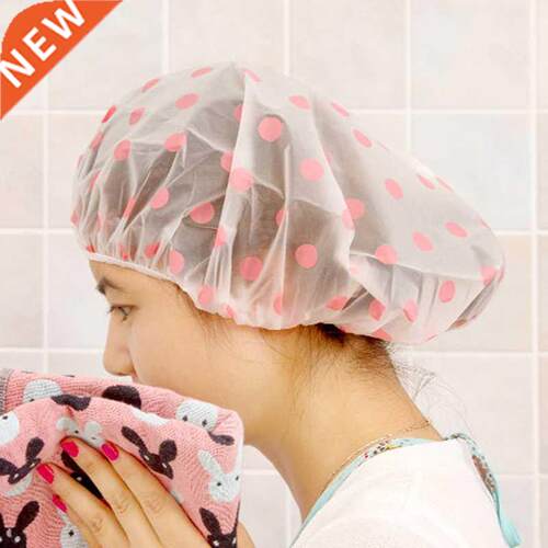 1Pc Waterproof Elastic Shower Cap Reusable Environmental