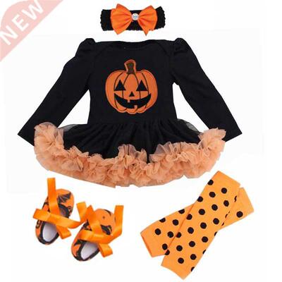 Newborn Halloween Clothes Baby Girl Clothing Set Pumpkin Sku