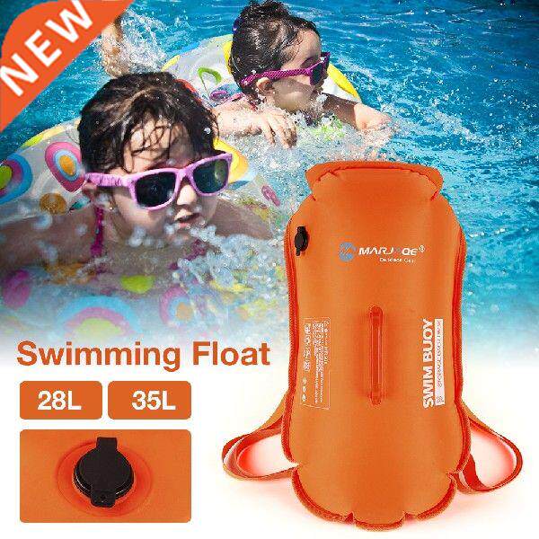 20L 28L 35L Double Airbag Backpack Swim Buoy Waterproof Dry
