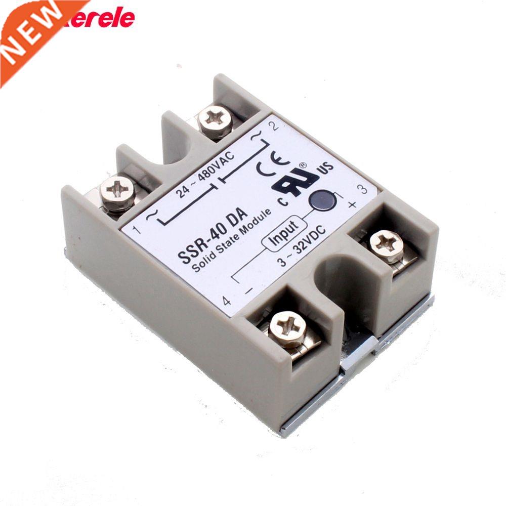 *24V-380V 40A 250V SSR-40DA Solid State Relay Module 3-32V D