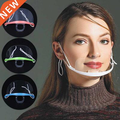 3Pcs Face Shield Mask Mouth Covering Antifog Nose Visor Guar