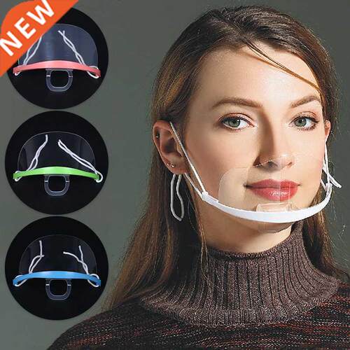 3Pcs Face Shield Mask Mouth Covering Antifog Nose Visor Guar