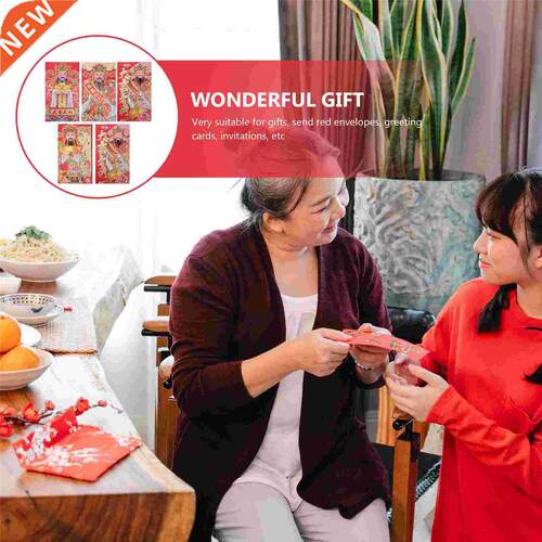 50 Pcs Paper Red Envelopes Spring Festival Red Envelope
