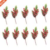 Ornament Cone Artificial Pine Decorative Fruit Christmas