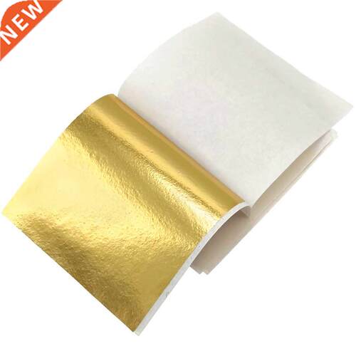 9x9cm 100 Sheets Practical Shiny Gold Leaf For Gilding