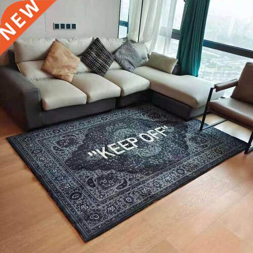 KEEP OFF Printed Floor Mat Living Room Area Rugs Bedroom Bed