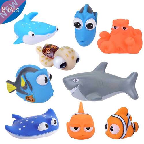 Baby Bath Toys Finding Nemo Dory Float Spray Water Squeeze