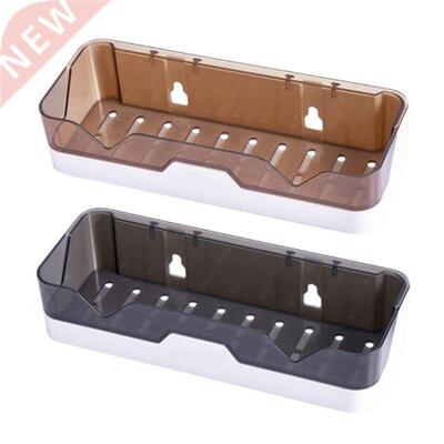 Bathroom Shelf Organizer Shampoo Holder Rack Wall Mount Kitc
