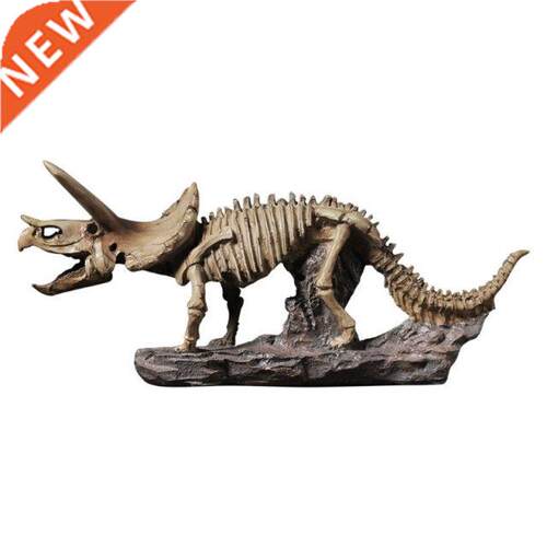 1 Inch Vintage Triceratops Dinosaur Skeleton Decoration Res