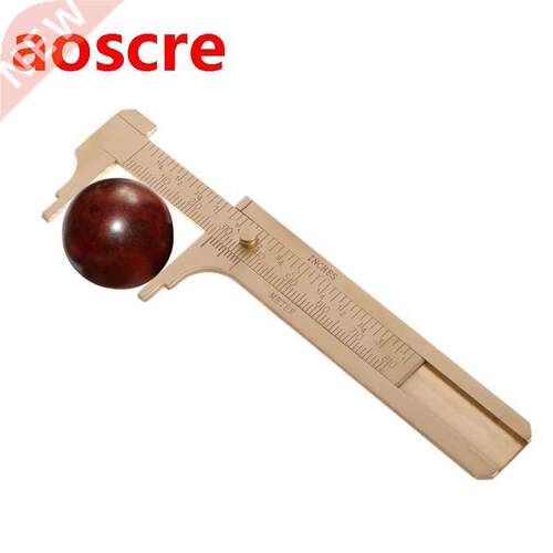 Mini Brass Sliding Gauge Vernier Caliper 80mm 3.25inch Pocke