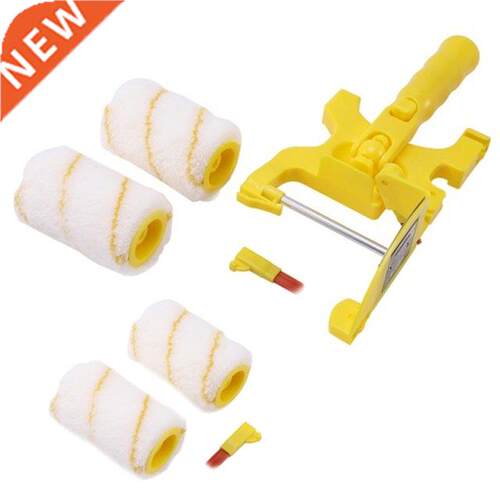 7Pcs Paint Edger Roller Brush Tools Portable Clean-Cut Brush