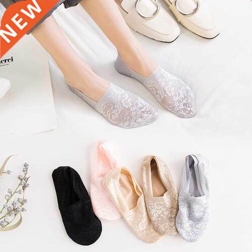 5 Pars Fashon Women Grls Summer Socks Style Lace Flower S