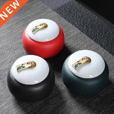 Portable Travel Carry Tea Caddy Solid Color Box Kitchen