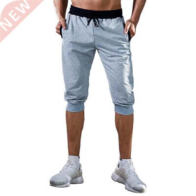 New Jogging Pants Men Sport Cropped trousers Running Pants