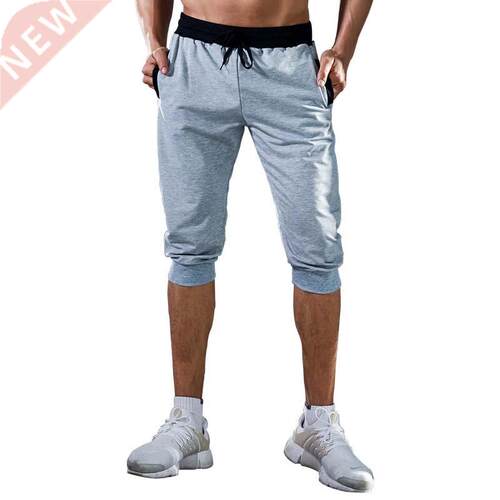New Jogging Pants Men Sport Cropped trousers Running Pants