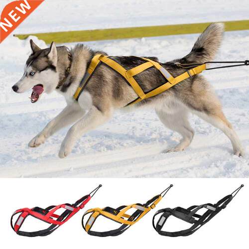 Dog Sled Hness Pet Weight Pulling Sledding Hness Mushing