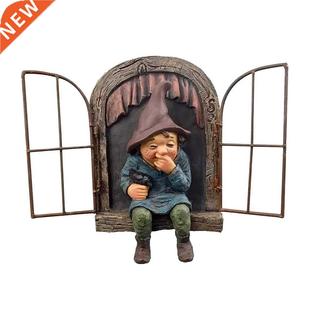 Garden Doll Dwarf Gnome Resin Landscape Statue Ornaments