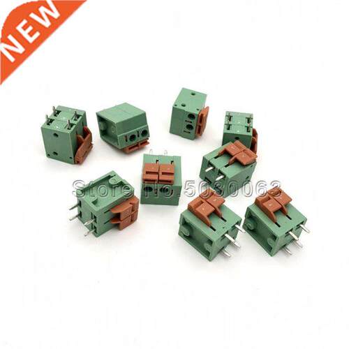 10pcs/lot Kf142v-5.08mm 2p spring type pcb Connection termi
