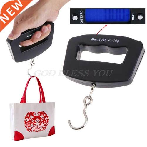 Portable Mini Digital Hand Held 50Kg*10g Fish Hook Hanging S