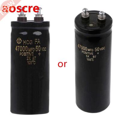 50V 47000UF/MFD Aluminum Screw Audio Filtering Electrolytic
